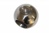 Metal seated valve balls